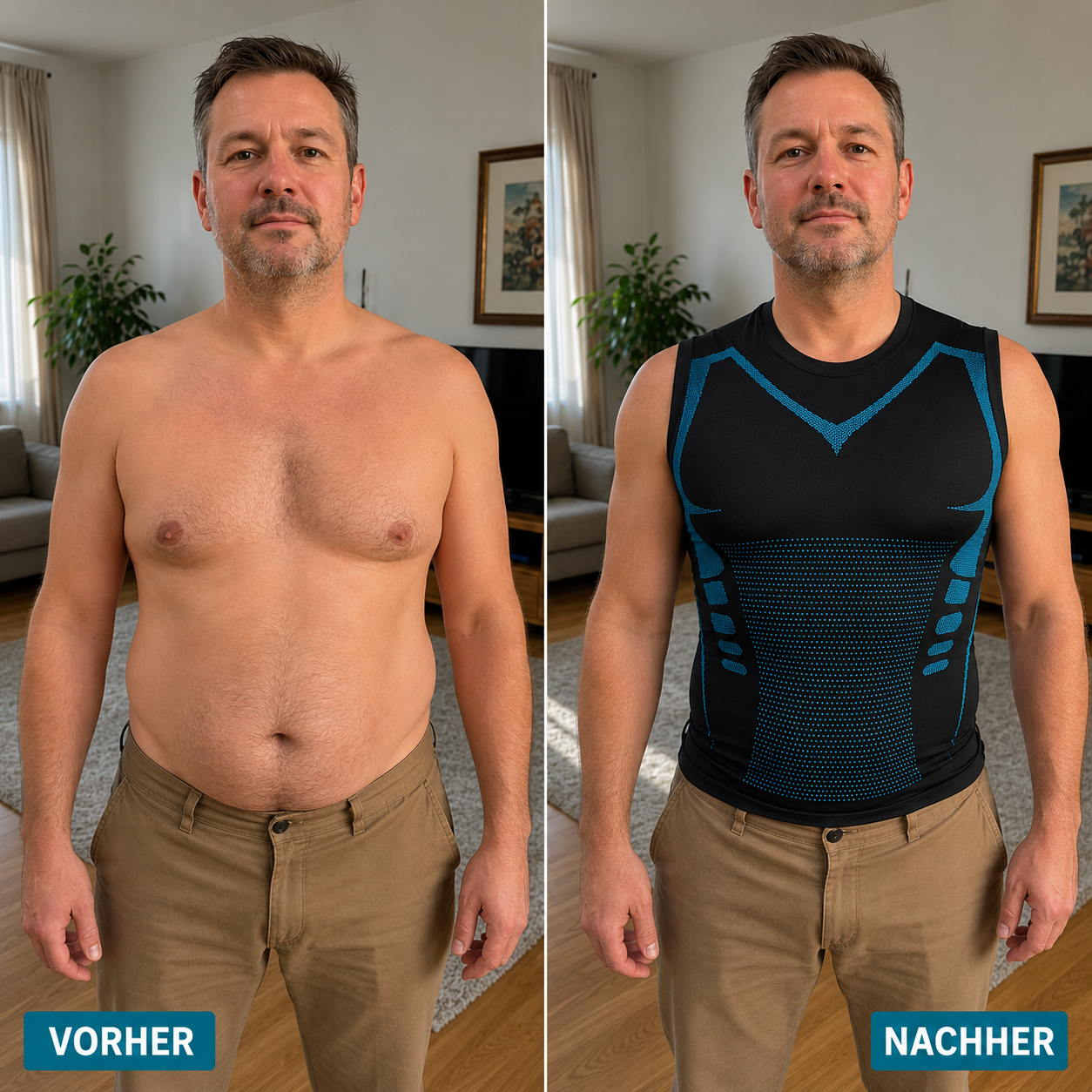 V-Shirt | Kompressionsunterhemd